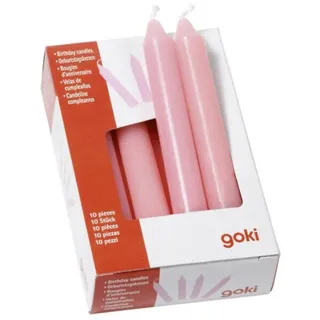 GoKi Geburtstagskerzen 10 St. rosa