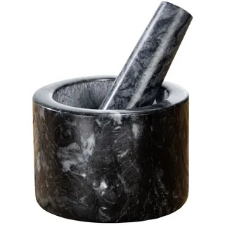 Wenko Mörser Marmor 11 x 8 cm Schwarz