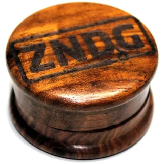 Smokerama Holz Grinder ZNDG 50mm Durchmesser 2-Teilig Old School