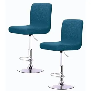 Stretch Barhocker Stuhlhussen Bezüge Barstuhlbezug mit Rückenlehne 2/4/6 Stück Hussen für Barhocker Waschbarer Bar Stuhl-Abdeckung Passend,für Café Schemel Hohe Barhocker Stuhl Bezüge ( Color : #40 ,