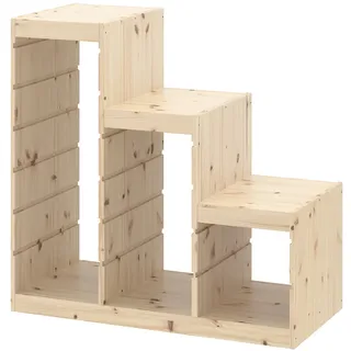 IKEA TROFAST Regalrahmen Kiefer weiß gebeizt, hell