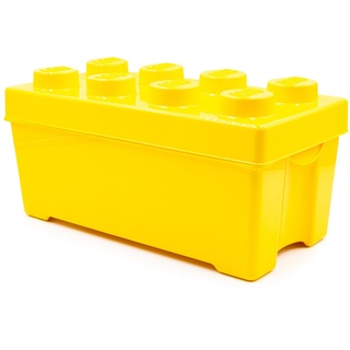 LEGO® Aufbewahrungsbox Original LEGO Aufbewahrungsbox (Gelb, Medium) gelb
