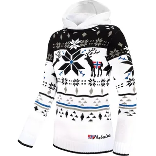 Nebulus Damen Pullover NORJAN, Warmer Hoody, schicker Pullover im Norweger-Style - L