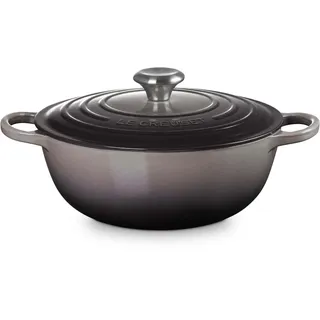 Le Creuset Signature Bräter 26 cm rund flint
