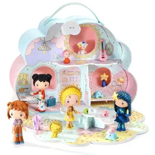 DJECO Spielfigur Tinyly Sunny & Mia Haus Wolkenhaus Sammelfigur DJ06953