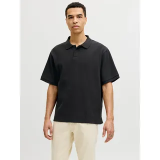 JACK & JONES JJEHARRISON STRUCTURE POLO schwarz S