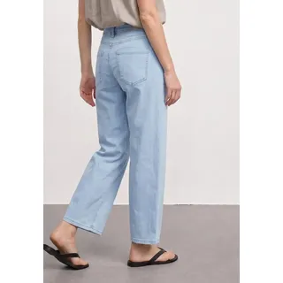 STREET ONE Mid Waist Wide Leg Jeans im Loose Fit Ultra Bleached Wash 34 - 34W / 26L