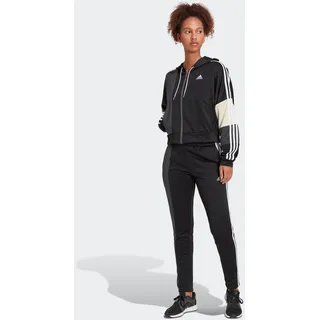 Trainingsanzug ADIDAS SPORTSWEAR "BOLD BLOCK" Gr. XXL, schwarz (black) Damen Sportanzüge Trainingsanzüge