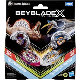Beyblade Hasbro Beyblade X Jurassic World Collab Spinosaurus vs. Quetzalcoatlus Multipack Set