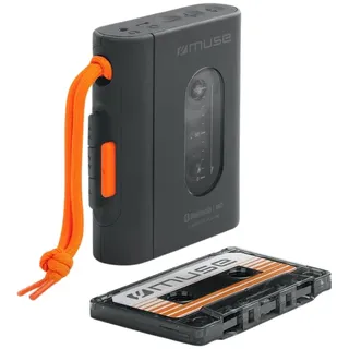 Muse M-132 WM tragbarer Kassettenspieler mit Bluetooth, und USB-Anschluss