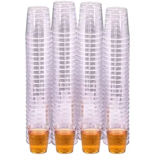 PinkWebShop Kunststoff Schnapsgläser 30 ml 30/Pack + * 20 Gratis * (insgesamt 50 Schnapsgläser)