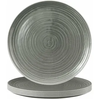 SELTMANN WEIDEN Pizzateller Terra ø 31,5 cm 6er Set grau