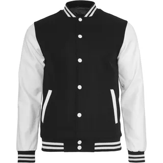 URBAN CLASSICS Oldschool College Jacket schwarz L