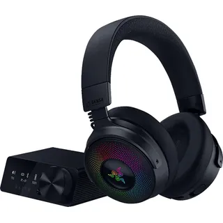 Razer Kraken V4 Pro - Kabelloses Gaming-Headset inkl. OLED-Control-Hub, powered by Razer ChromaTM RGB
