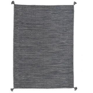 Pergamon Wollteppich 70 x 140 cm Anthrazit