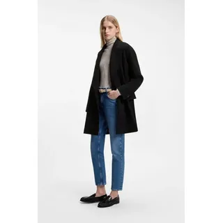 BOSS ORANGE Kurzmantel Calesarina Premium Damenmode Blazermantel aus Woll-Mix schwarz S (36)