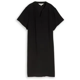 Tom Tailor Midikleid Schwarz 38