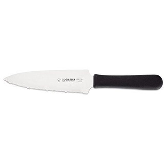Giesser Tortenmesser gezahnt 16 cm, schwarzer Griff,Das klassische Messer zum Schneiden und Servieren von Kuchen und Torten