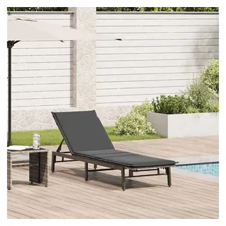 vidaXL Sonnenliege 71 x 58 x 67 cm Hellgrau
