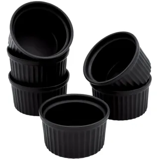 Spetebo Creme Brulee Schälchen Schwarz 6-tlg.
