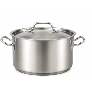 XXXL Edelstahl Kochtopf 45L Induktion Ø45cm Gastro & Großküche Cheffinger SHP45