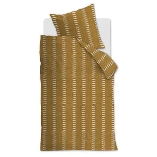 vtwonen Ikat Baumwolle Bronze 135 x 200 cm + 80 x 80 cm