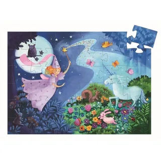 Djeco Puzzle Fee und Einhorn 36 Teile