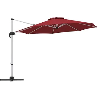 Costway Ampelschirm Ø 330 cm Rot