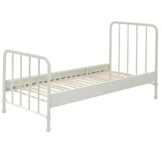 58aufmkessel Metallbett, Weiß, Metall, 90x200 cm, Schlafzimmer, Betten