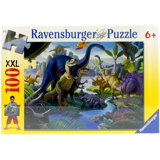 Ravensburger Puzzle Dinosaurier Land der Giganten 100 Teile 49 x 36 cm 107407...