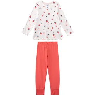 Sanetta Schlafanzug Erdbeeren, Pyjama, Kids, lang Mädchen Pyjama