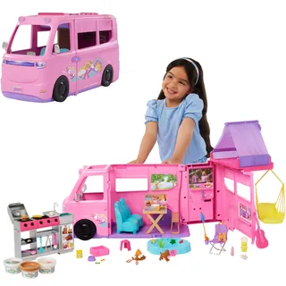 Barbie Puppenauto Barbie Super Abenteuer-Camper mehrfarbig HRJ78