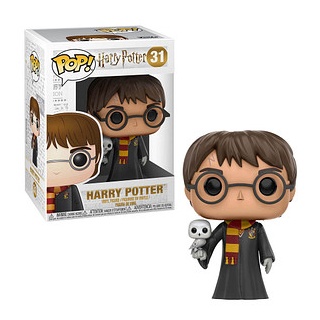 Funko Harry Potter 11915-PX-1K1 POP! Harry Potter mit Hedwig Spielfigur