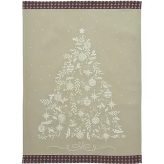 Sander - Geschirrtuch Weihnachten - Chef Tree, Farbe - 60 Linen/Leinen - 50x70cm, Baumwolle