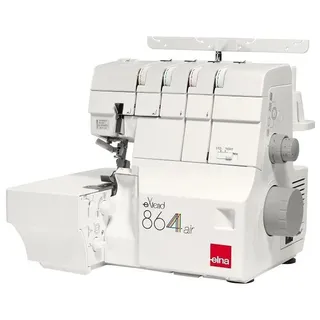 Elna Overlockmaschine 864air mit Lufteinfädelsystem - Overlock Nähmaschine nähen