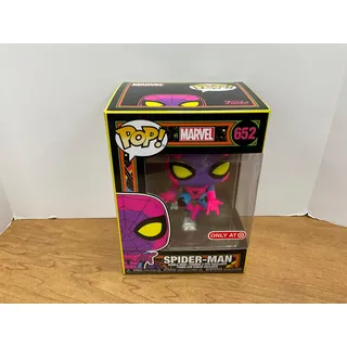 Funko Pop! Marvel Blacklight Spider-Man Vinyl Figure Exclusive Black Light Edition Spiderman - Pop Only