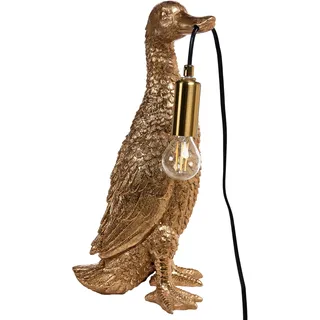 Beliani Tischlampe Ente Anatis Gold