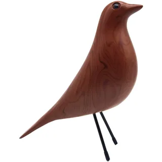Mitte des Jahrhunderts Heimdekoration Haus Vogel – Bürohaus Schreibtisch Taube Skulptur Taube Ornament Kunst Geschenk Nachbildung (Holzfarbe)