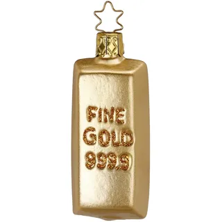 Inge-Glas Manufaktur Inge-glas Christbaumschmuck Goldbarren