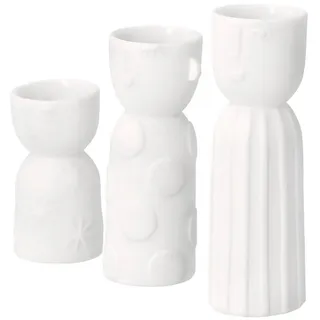 räder Naturgestalten Minivasen 3er Set, Höhen 5,2/7,5/8,9cm