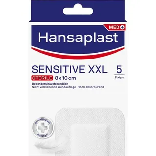 BEIERSDORF Hansaplast Wundverband Steril Sensitive 8x10cm 5 st