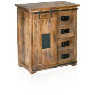 Moebel-Eins BRISTOL Sideboard VIII, Material Massivholz, Mango rustikal