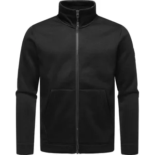 Ragwear Sweatjacke Fabbian Collar Herren Basic Feinstrick-Jacke schwarz XXXL (56)