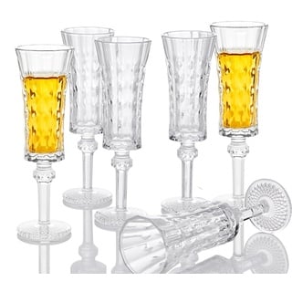 Srgeilzati Port-Gläser mit Stiel, Likörglas, Schnapsgläser, Limoncello-Gläser, 4.5cl