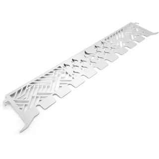 Grillrost.com Das Original Warmhalterost 170 cm x 790 cm Edelstahl Silber/Weiß/Mehrfarbig