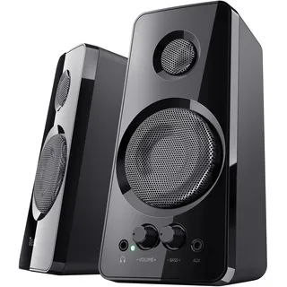 Trust Tytan 2.0 Lautsprecherset 36W (18W RMS), Computer Boxen, Schwarz