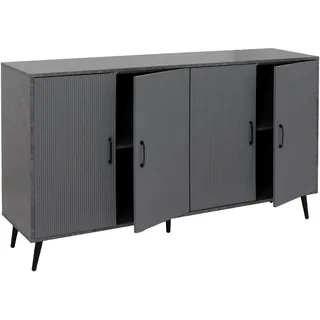 MCW Sideboard 150 x 88 x 40 cm Grau