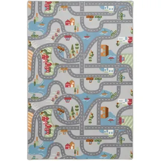 Snapstyle Kinderteppich 80 x 160 cm Grau