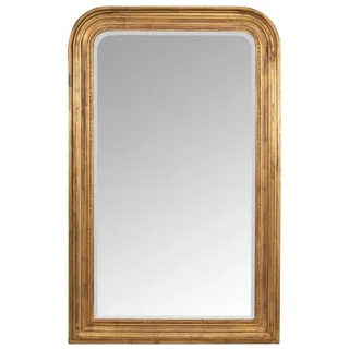 Casa Padrino Barock Spiegel Antik Gold 100 x 5 x H. 161 cm - Eleganter Wandspiegel im Barockstil - Antik Stil Garderoben Spiegel - Wohnzimmer Spiegel - Barock Möbel
