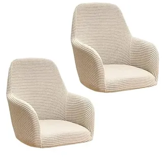 klkjk Stretch Stuhlhussen-Bezüge Stuhlbezug Mit Armlehne 2/4/6er Set Esszimmerstuhlbezug Hochlehner Stuhlbezug Schonbezug Stuhl Abdeckung Schonbezug Für Esszimmer, Büro Schutzhülle